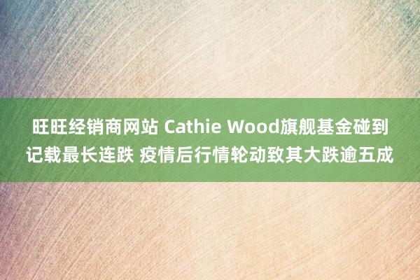 旺旺经销商网站 Cathie Wood旗舰基金碰到记载最长连跌 疫情后行情轮动致其大跌逾五成