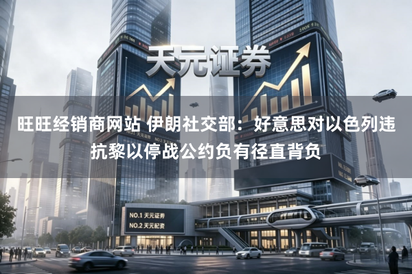 旺旺经销商网站 伊朗社交部：好意思对以色列违抗黎以停战公约负有径直背负